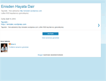 Tablet Screenshot of enisden.blogspot.com