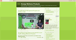 Desktop Screenshot of energywellnessproducts.blogspot.com