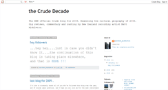 Desktop Screenshot of crude2009.blogspot.com