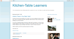 Desktop Screenshot of kitchentablelearners.blogspot.com