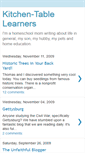 Mobile Screenshot of kitchentablelearners.blogspot.com