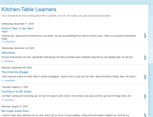 Tablet Screenshot of kitchentablelearners.blogspot.com