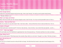 Tablet Screenshot of lovenoellerose.blogspot.com