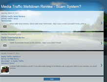 Tablet Screenshot of mediatrafficmeltdownreview-scam-bonus.blogspot.com