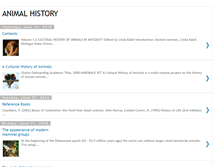 Tablet Screenshot of animalofhistory.blogspot.com