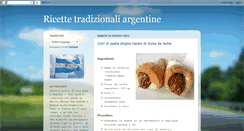 Desktop Screenshot of cucinaargentina.blogspot.com