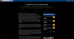 Desktop Screenshot of fermentingramblings.blogspot.com