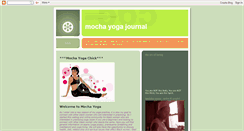 Desktop Screenshot of mochayoga.blogspot.com