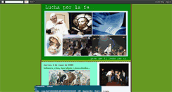 Desktop Screenshot of luchaporlafe.blogspot.com