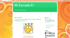 Desktop Screenshot of miescuela61.blogspot.com