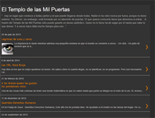 Tablet Screenshot of eltemplodelasmilpuertas.blogspot.com