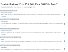 Tablet Screenshot of freebie-reviews.blogspot.com