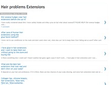 Tablet Screenshot of hairproblemsextensions.blogspot.com