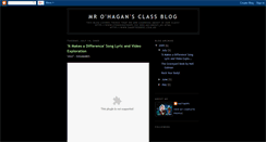 Desktop Screenshot of mattsclassblog.blogspot.com