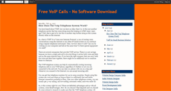 Desktop Screenshot of free-voip-calls.blogspot.com