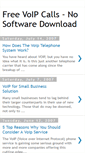 Mobile Screenshot of free-voip-calls.blogspot.com