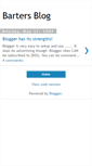 Mobile Screenshot of bartersblog.blogspot.com