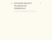 Tablet Screenshot of escocia-edimburgo.blogspot.com
