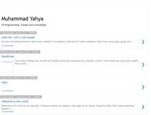 Tablet Screenshot of myahya.blogspot.com
