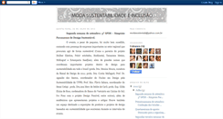 Desktop Screenshot of modasustentabilidade.blogspot.com