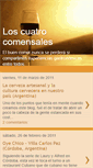 Mobile Screenshot of cuatrocomensales.blogspot.com