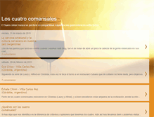 Tablet Screenshot of cuatrocomensales.blogspot.com