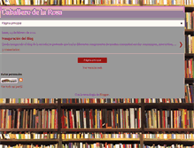 Tablet Screenshot of caballerodelarosa.blogspot.com