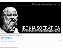 Tablet Screenshot of ironiasocraticablog.blogspot.com