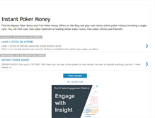 Tablet Screenshot of instant-poker-money.blogspot.com