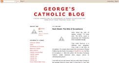 Desktop Screenshot of georgecatholicblog.blogspot.com