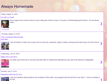 Tablet Screenshot of lisasalwayshomemade.blogspot.com