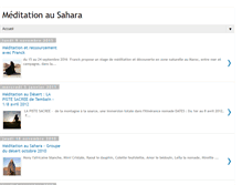 Tablet Screenshot of meditation-sahara.blogspot.com
