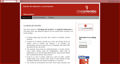 Desktop Screenshot of decontenidoblog.blogspot.com