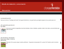 Tablet Screenshot of decontenidoblog.blogspot.com