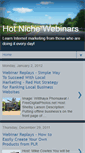Mobile Screenshot of hotnichewebinars.blogspot.com