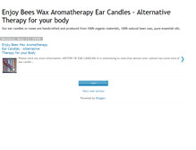 Tablet Screenshot of bee-wax-ear-candles.blogspot.com