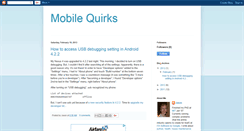 Desktop Screenshot of mobile-quirks.blogspot.com