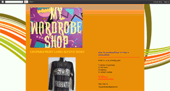 Desktop Screenshot of mywardrobeshop.blogspot.com