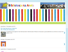 Tablet Screenshot of bibliotecanaareia.blogspot.com