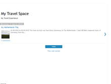 Tablet Screenshot of mytravalspace.blogspot.com