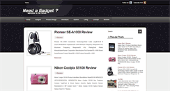 Desktop Screenshot of need-a-gadget.blogspot.com