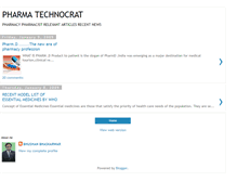Tablet Screenshot of pharmatechnocrat.blogspot.com