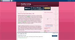 Desktop Screenshot of healthyliving4all.blogspot.com