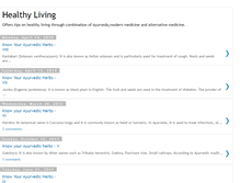 Tablet Screenshot of healthyliving4all.blogspot.com