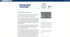 Desktop Screenshot of geographyjourneys.blogspot.com