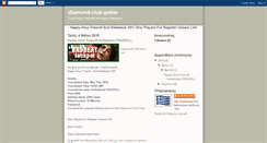 Desktop Screenshot of diamond-club-poker.blogspot.com