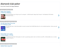Tablet Screenshot of diamond-club-poker.blogspot.com
