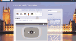 Desktop Screenshot of londres2012olimpiadas.blogspot.com