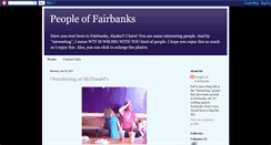 Desktop Screenshot of peopleoffairbanks.blogspot.com