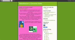 Desktop Screenshot of globalizacion-comercio-justo.blogspot.com